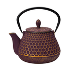 Purple Honeycomb Cast Iron Drinkware