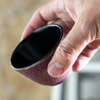 Purple Honeycomb Cast Iron Drinkware