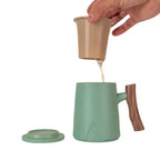 Porcelin Mug with Infuser and Lid  | 12 fl.oz.