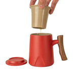 Porcelin Mug with Infuser and Lid  | 12 fl.oz.