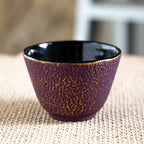 Purple Honeycomb Cast Iron Drinkware