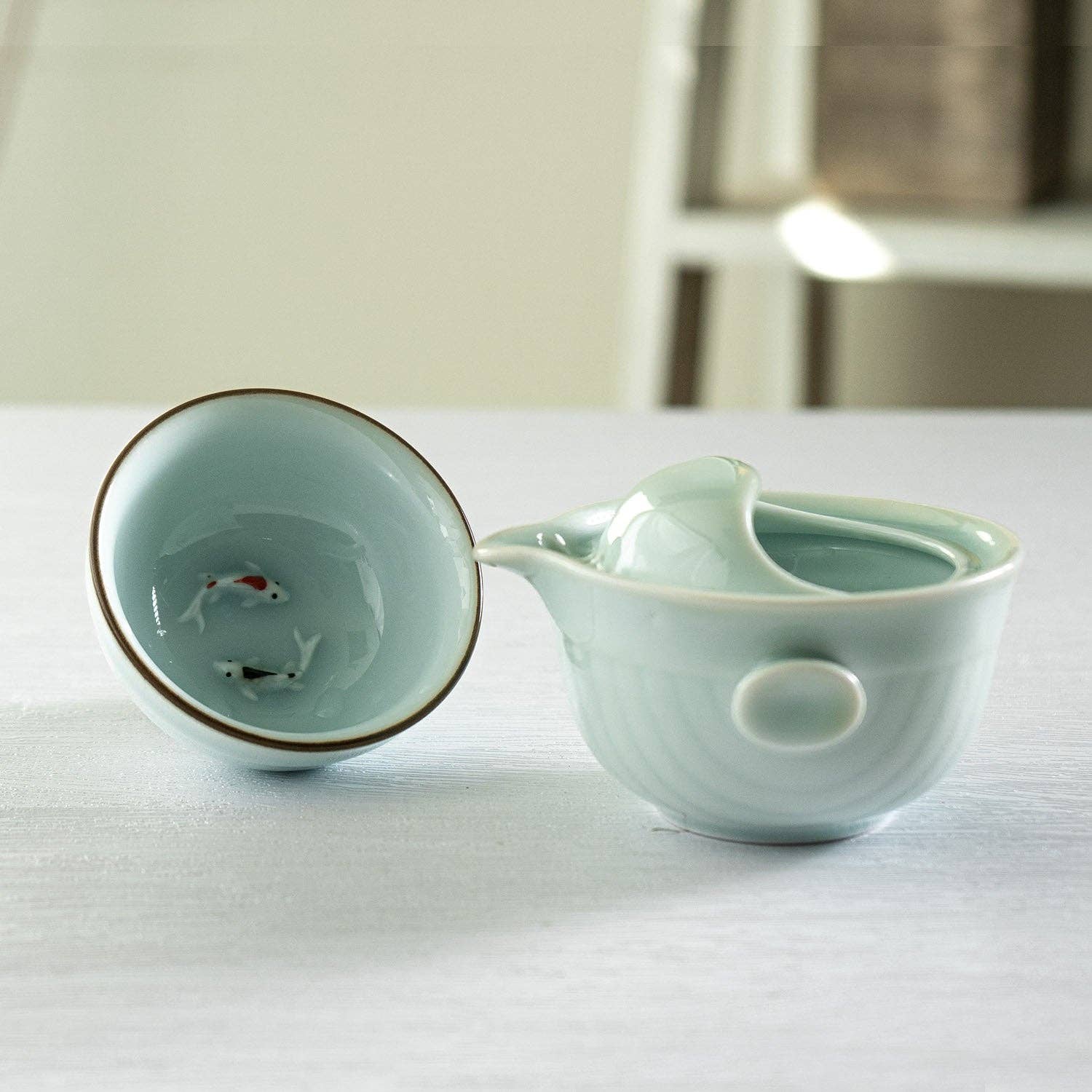 Koi Fish Kung Fu Tea Set