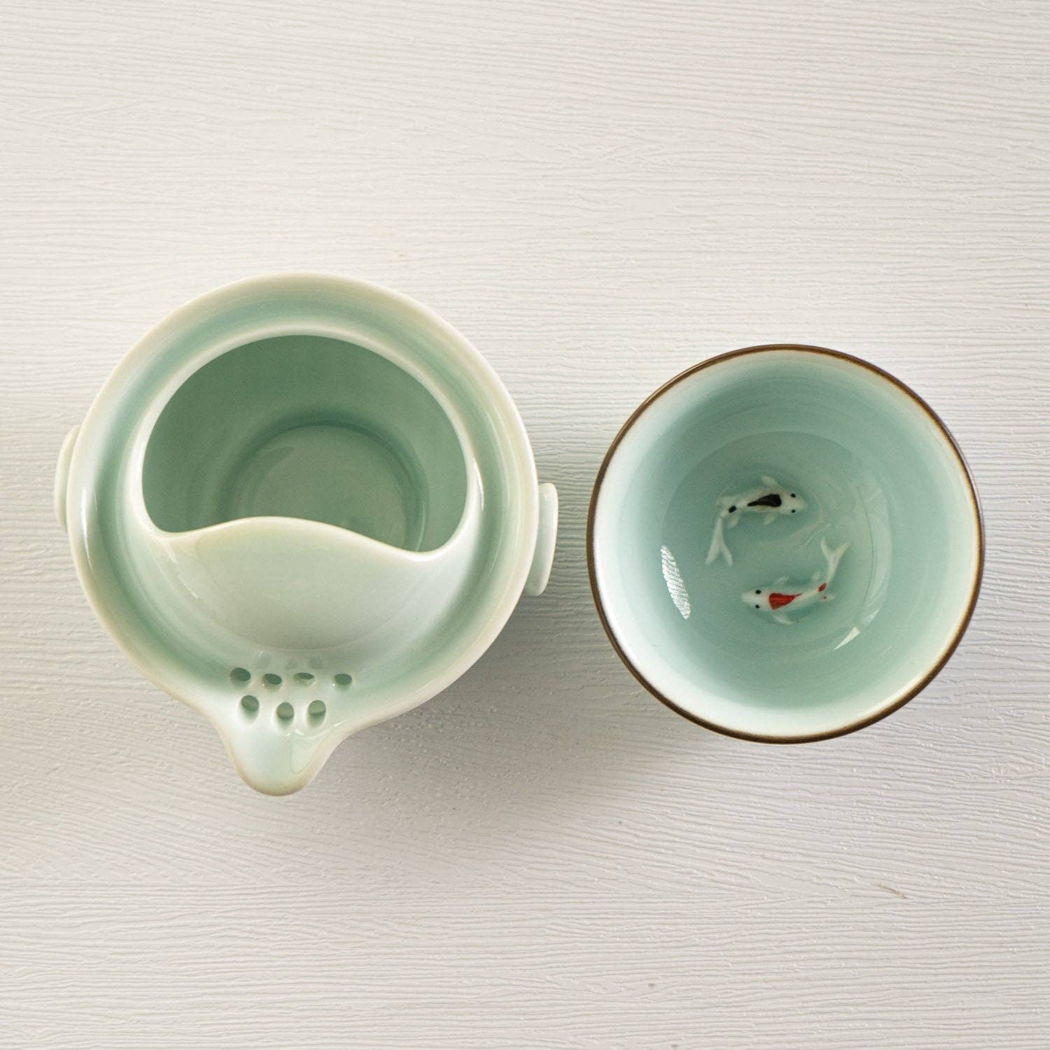 Koi Fish Kung Fu Tea Set