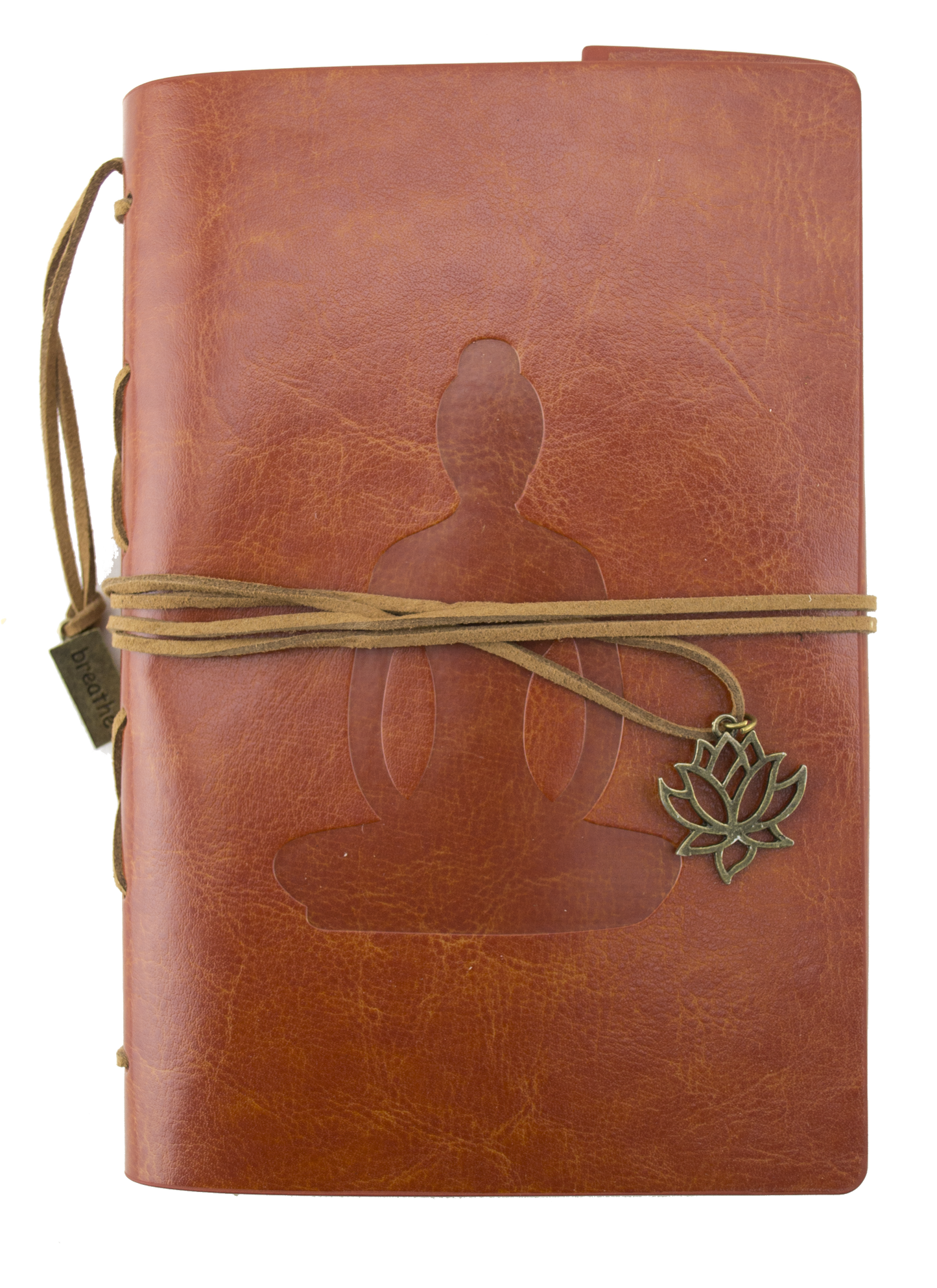 Leatherette Journal - Yoga - Brown